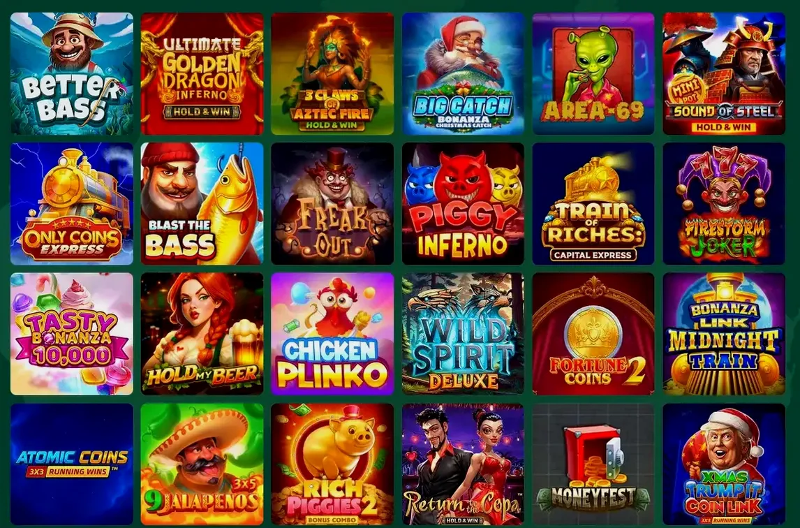 Pelican Casino App auf dem Smartphone mit Slot-Auswahl